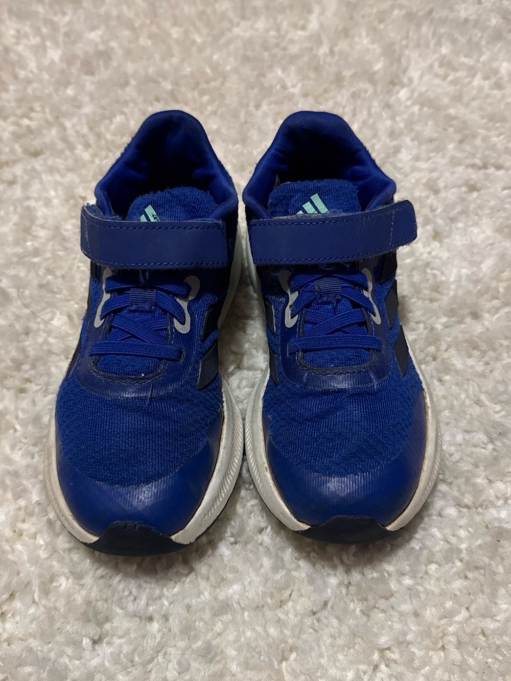 adidas Kids Royal Blue Velcro Athletic Sneakers